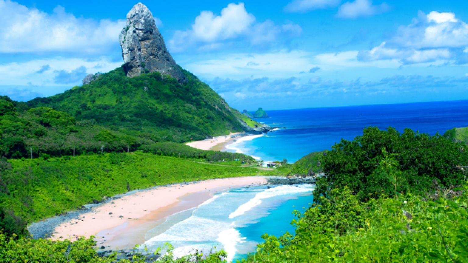 Playa paradisíaca en Brasil para vacaciones